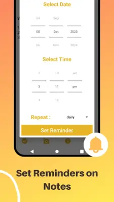 Notes - Notepad and Reminders android App screenshot 2